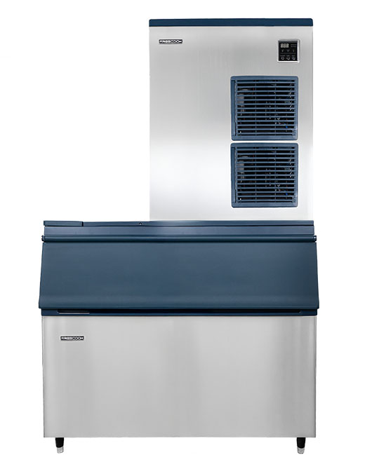 maquina de gelo inox meia lua