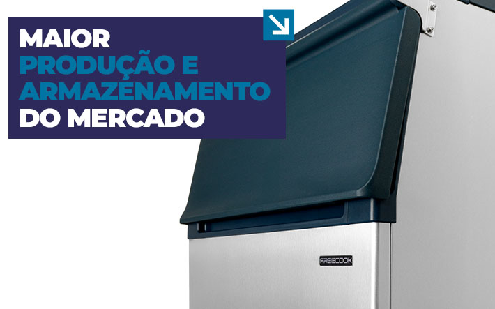 maquinas de gelo armazenamento